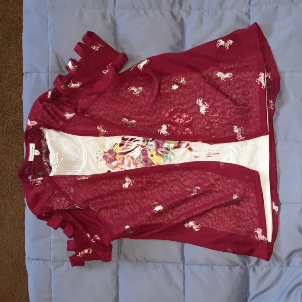 Unicorn Tank with Coverup Size Large